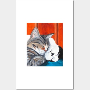 Snuggle Kittens Posters and Art